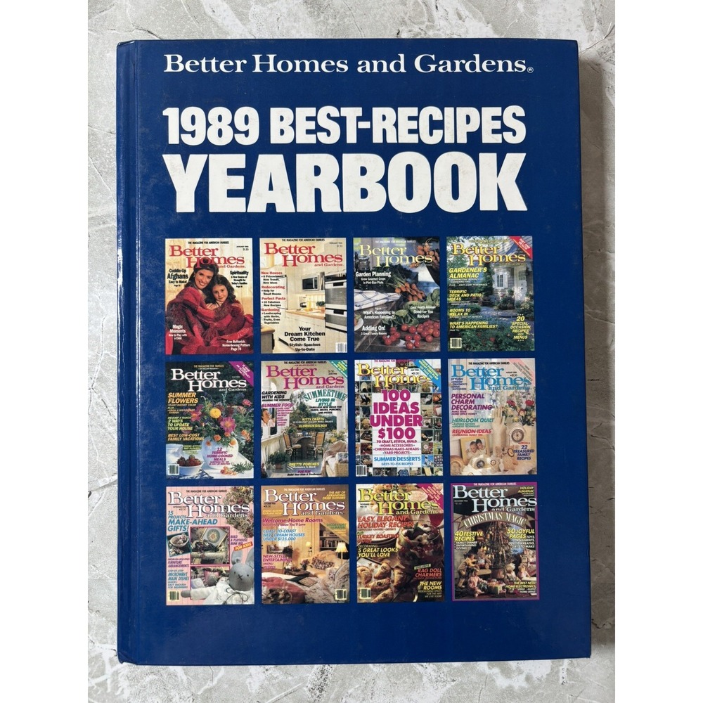 Best Recipes Yearbook 1989 Better Homes And Garden - GOOD